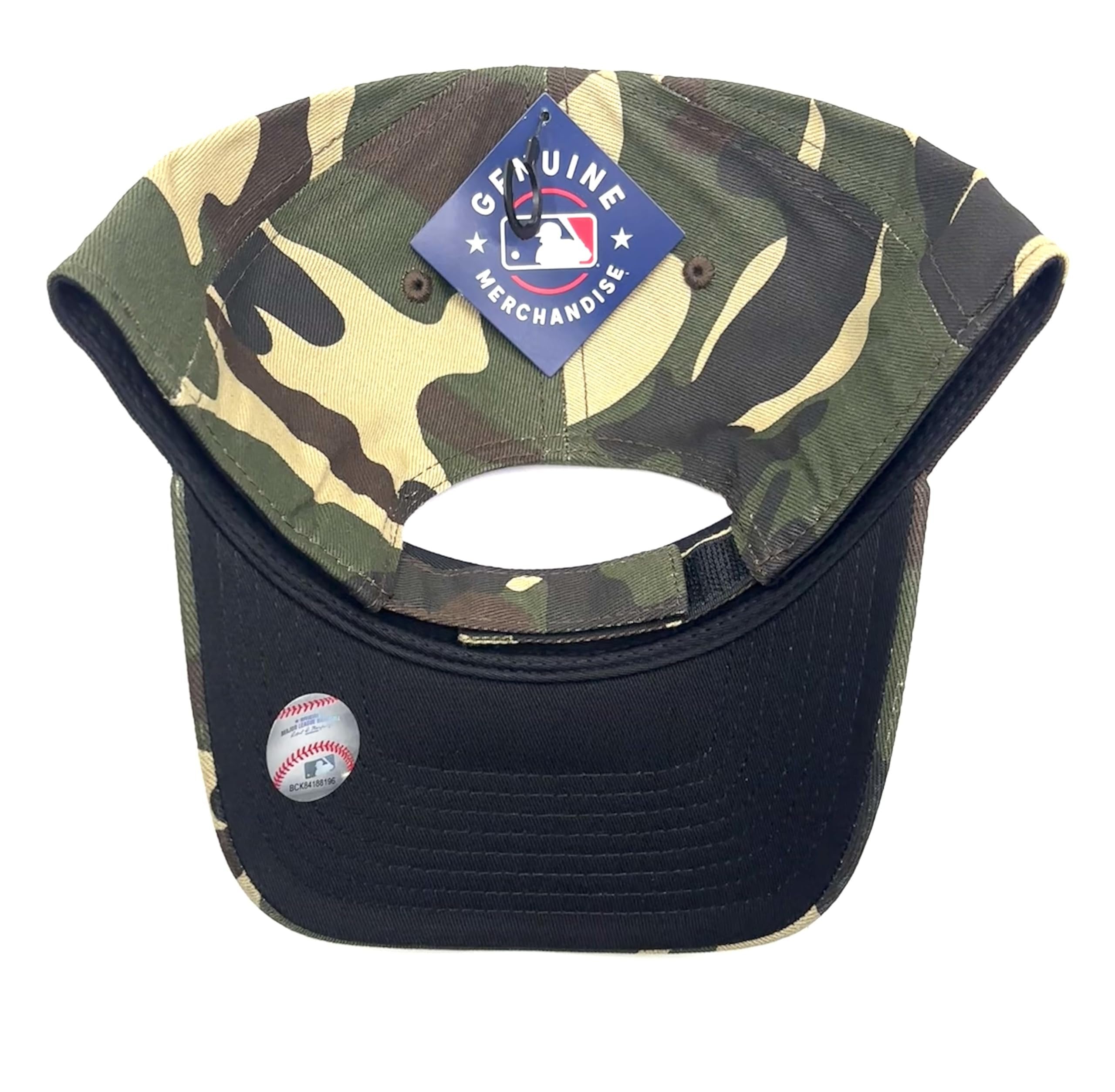 Officially Licensed Los Angeles Dodgers Baseball Camouflage Hat Classic LA Blue Team Logo Adjustable MVP Structured Embroidered Cap