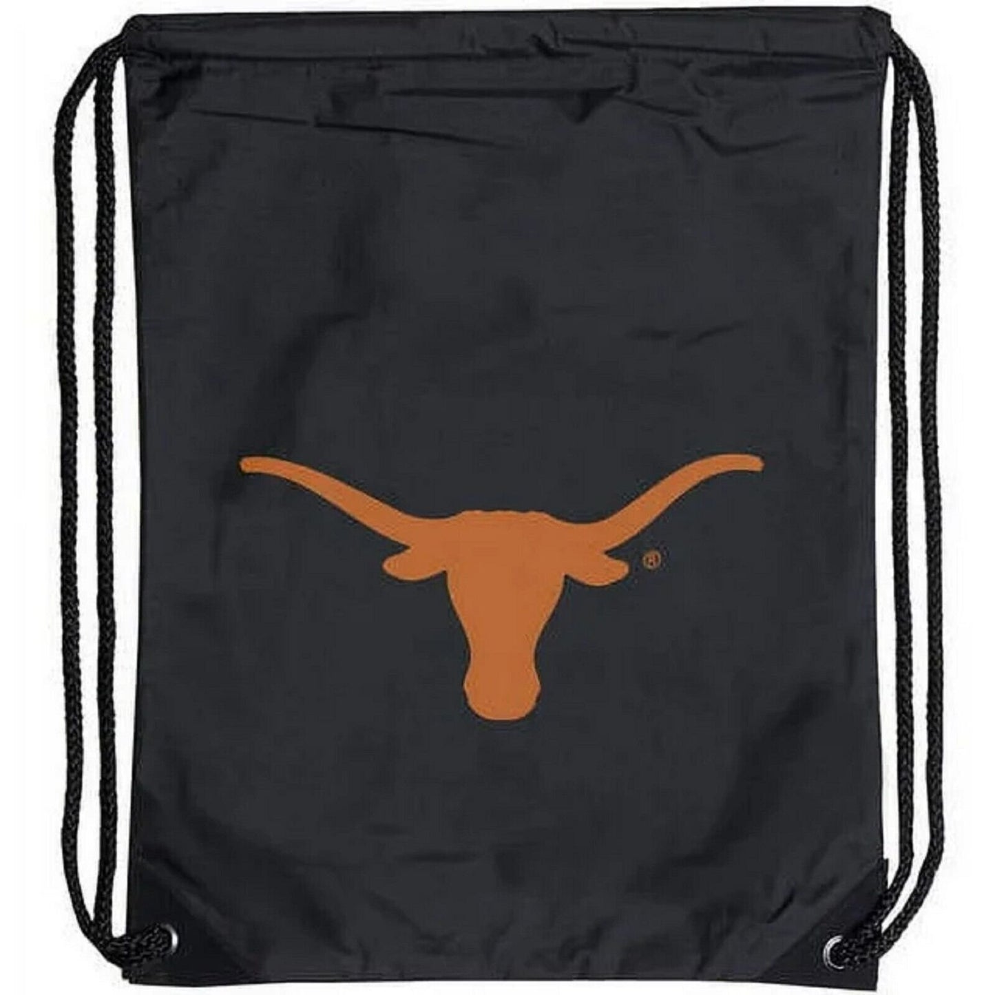 TEXAS LONGHORNS DRAWSTRING BACKPACK TEAM LOGO AUTHENTIC NCAA FOOTBALL NEW BAG