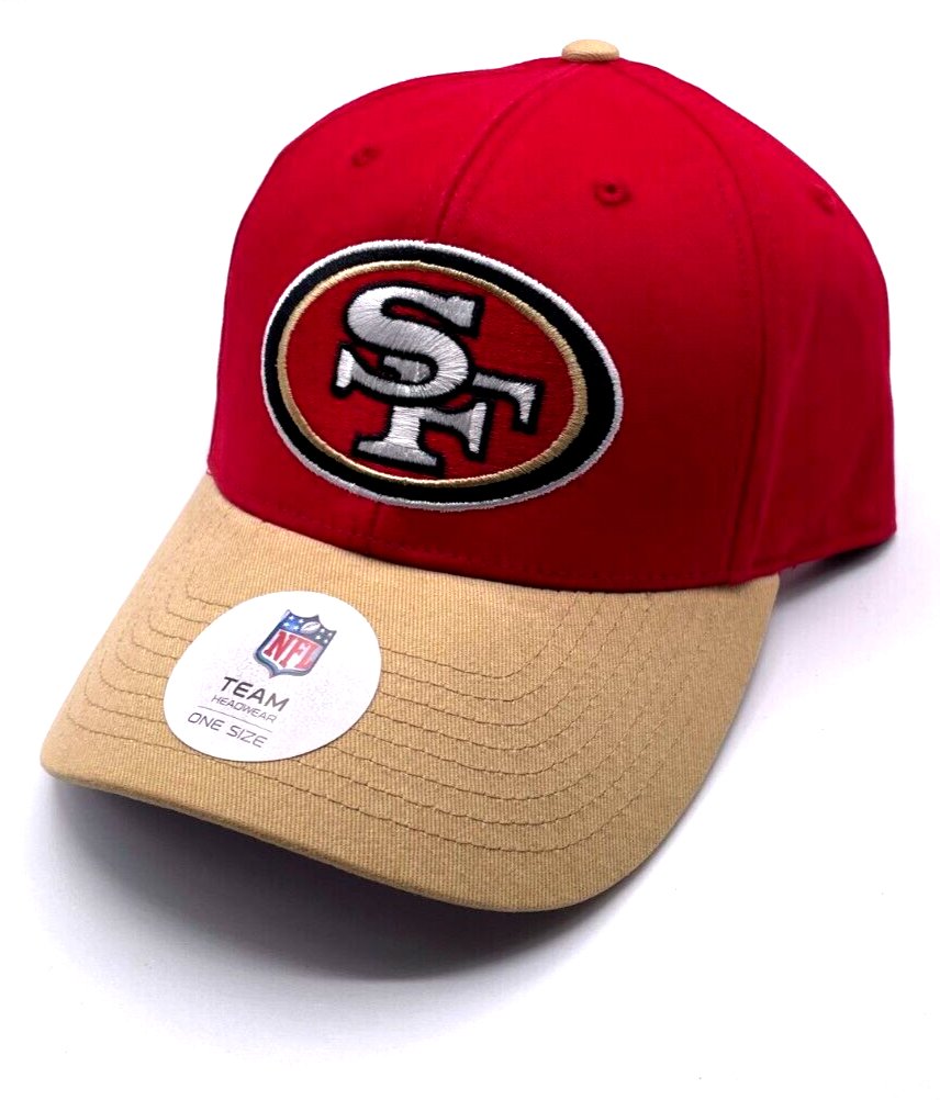 SAN FRANCISCO 49ERS HAT MVP AUTHENTIC TWO-TONE NFL FOOTBALL ADJUSTABLE CAP NEW