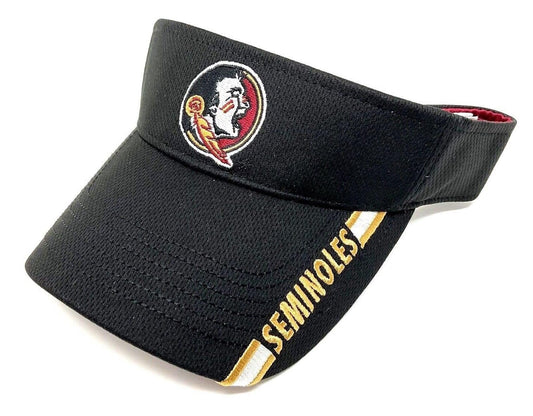 Florida State Seminoles Visor Hat Black NCAA College University Football Team Logo Golf Sun Cap New