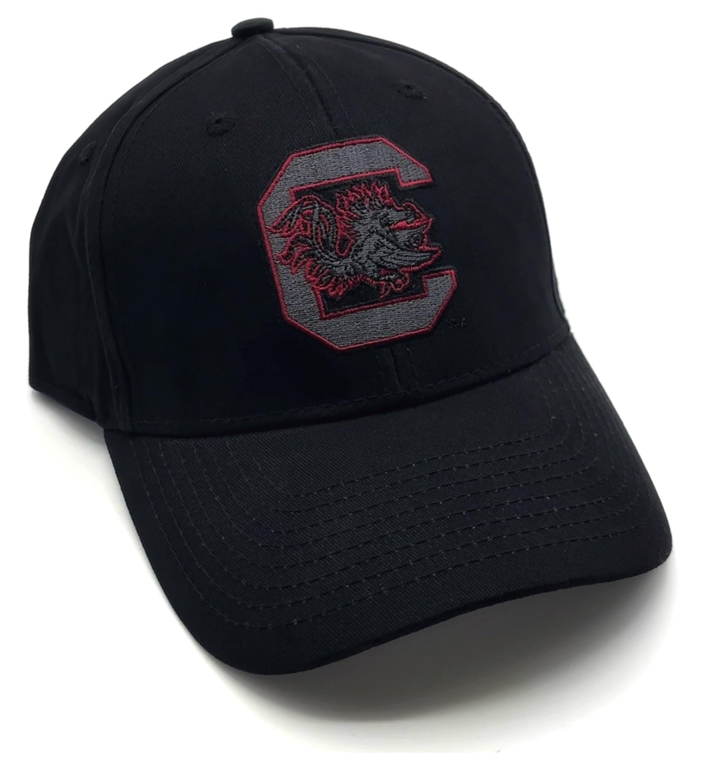 Officially Licensed South Carolina Black MVP Hat Classic Gamecocks University Team Logo Adjustable Structured Cap