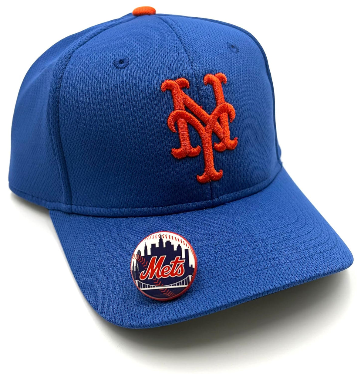 Officially Licensed New York Mets Youth Blue MVP Hat Adjustable Embroidered Sports Cap for Boys and Girls