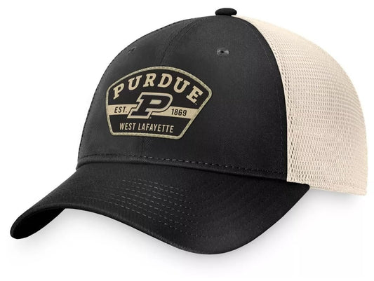 Officially Licensed University Purdue Hat Classic Mesh Trucker Relaxed Fit Adjustable Team Logo Cap