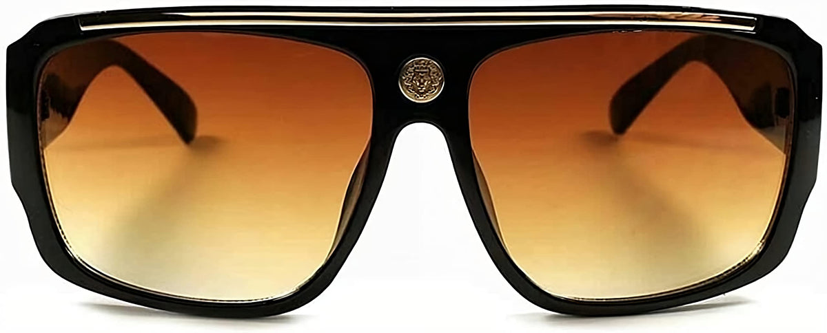 KLEO Flat Top Hip Hop Rapper Retro Aviator Sunglasses