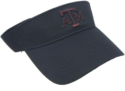 TEXAS A&M AGGIES BLACK VISOR HAT MVP AUTHENTIC NCAA COLLEGE FOOTBALL TEAM CAP