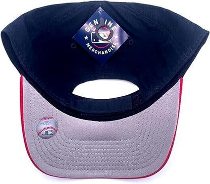 Atlanta Braves Classic Edition Hat Official Logo Adjustable Cap (Blue/Red) MLB Baseball Team