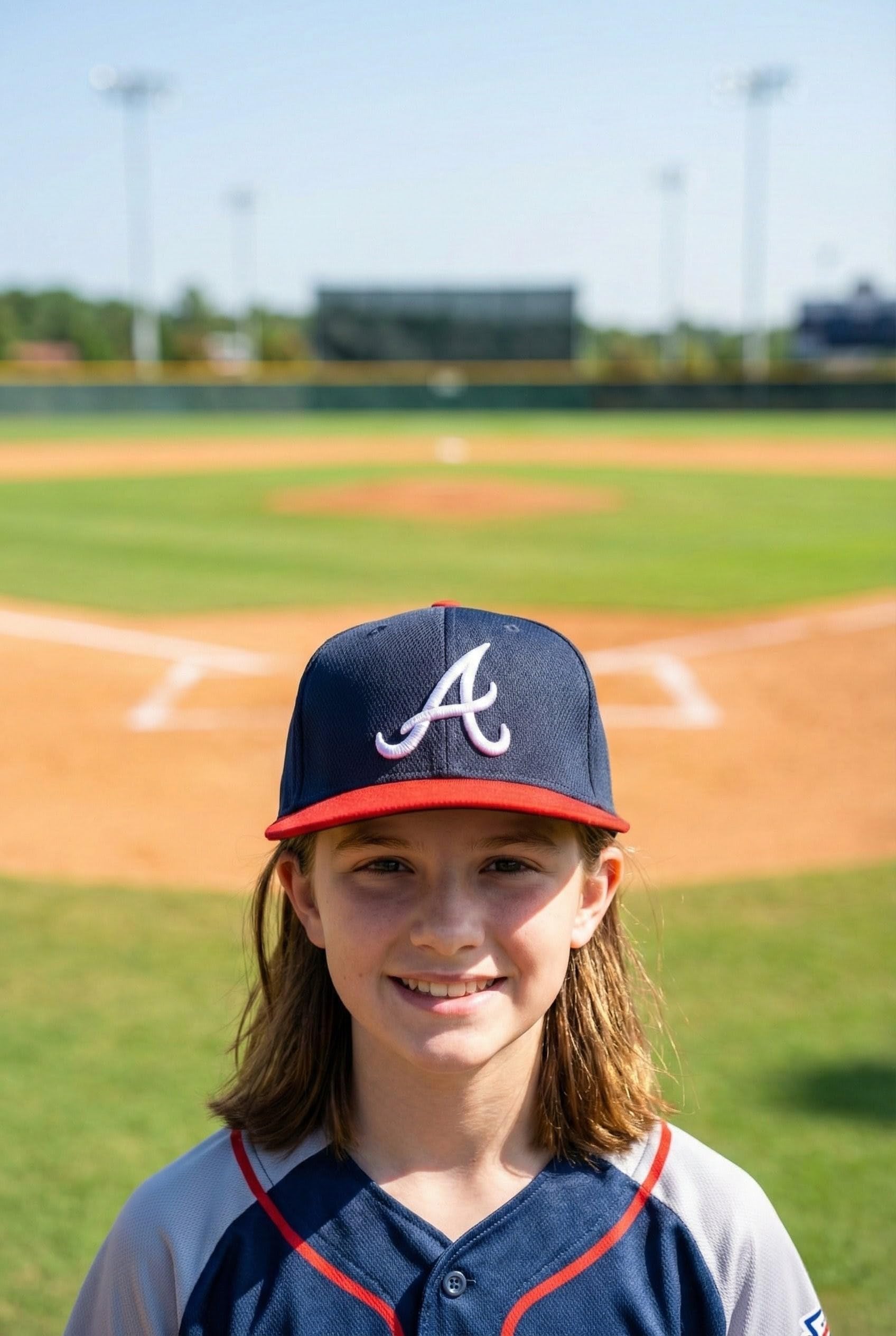 Atlanta Braves Hat Youth / Kids Classic Edition MLB Baseball Team Logo Adjustable Cap (Red/Navy) New