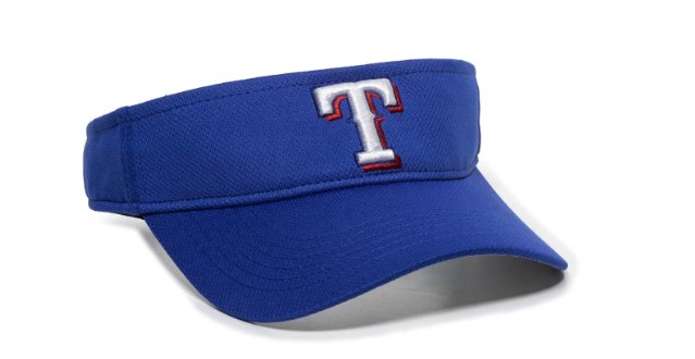 TEXAS RANGERS BLUE VISOR ADJUSTABLE HAT MVP AUTHENTIC MLB BASEBALL TEAM NEW CAP