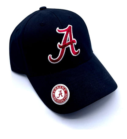 Alabama University MVP Classic Edition Hat Adjustable Team Logo Embroidered Cap (Crimson)