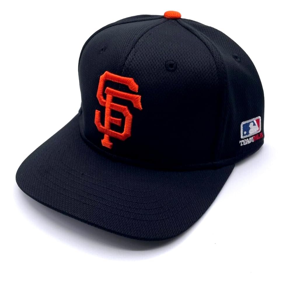 Officially Licensed San Francisco Kids Youth Baseball Hat Adjustable Classic Team Logo Cap (Black)