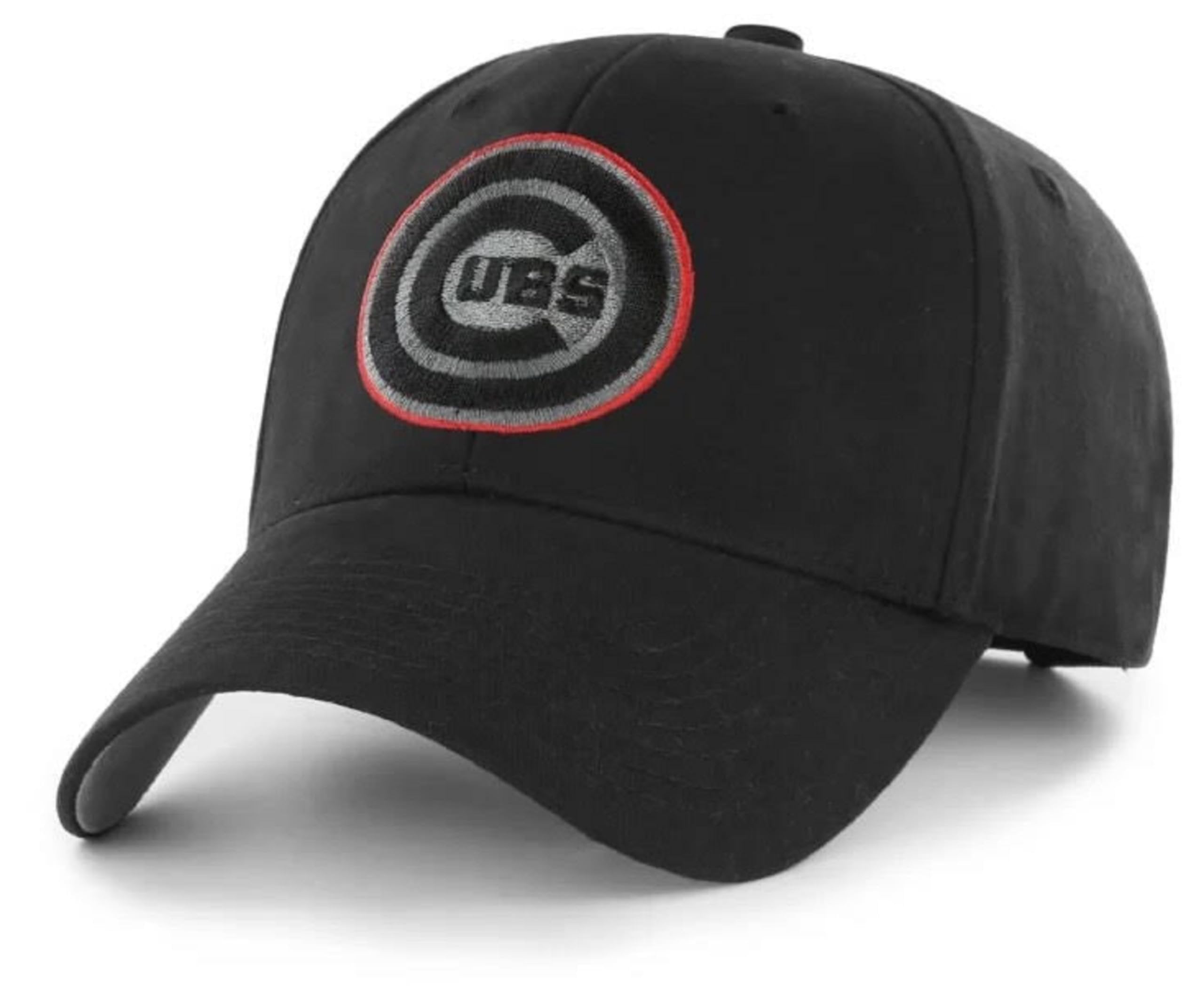 Officially Licensed Chicago Youth Boys Girls Baseball Hat Classic Edition Kids MVP Adjustable Embroidered Team Logo Cubs Black Cap