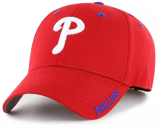 Officially Licensed Philadelphia Baseball Classic Edition Hat MVP Home Team Logo Adjustable Embroidered Structured Red Cap Multicolor