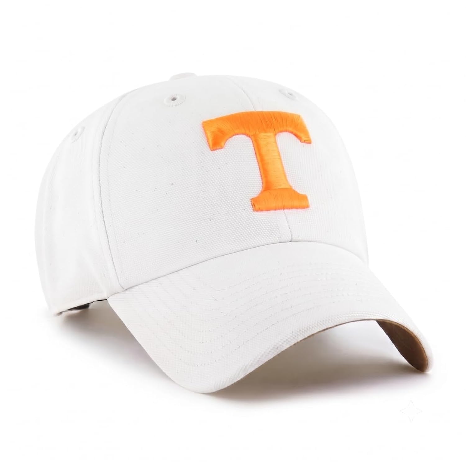 Officially Licensed University of Tennessee Vols White MVP Hat Classic Orange T Logo Embroidery Adjustable Structured Sports Cap