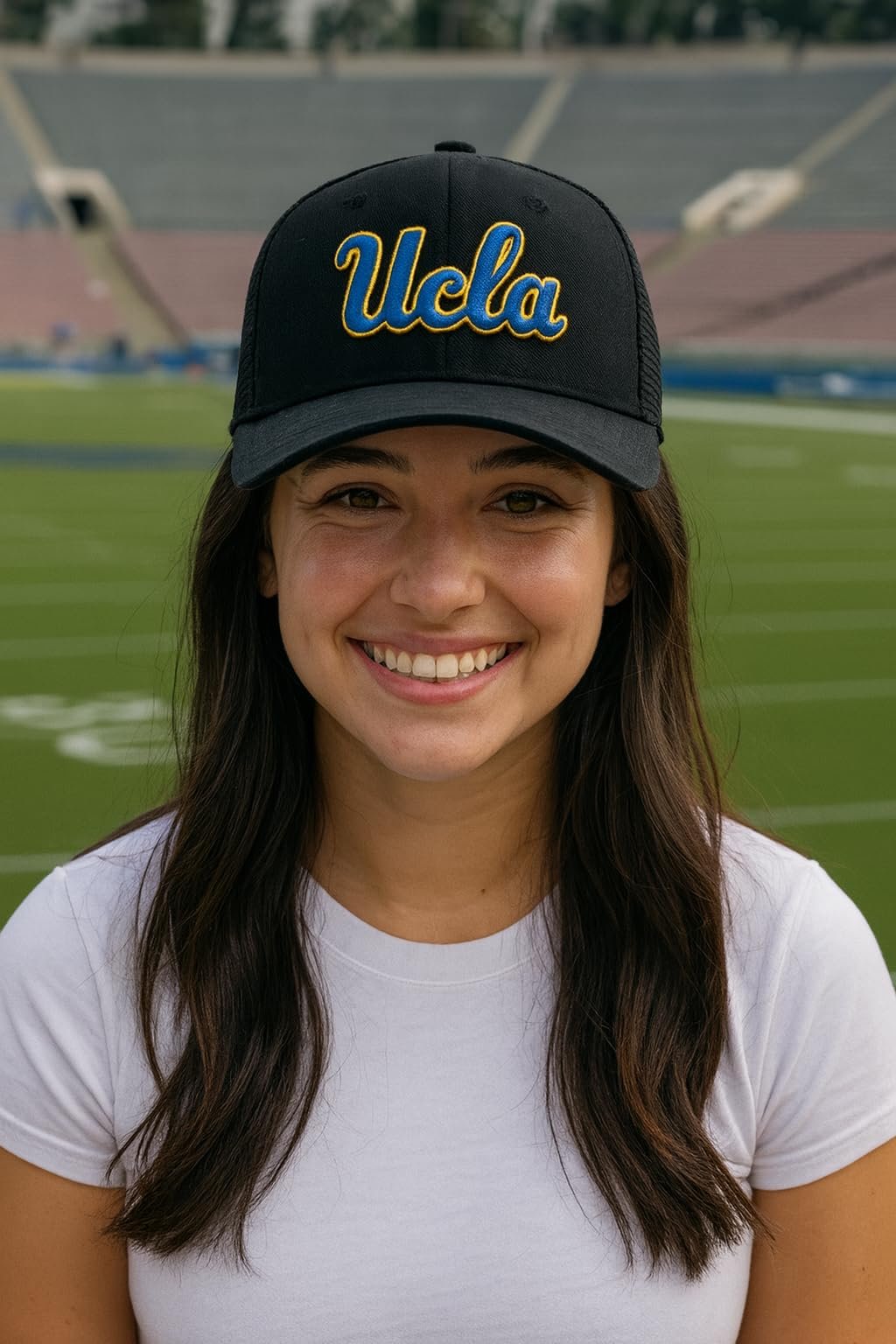 Officially Licensed University California Black Mesh Trucker MVP Hat Classic Edition Embroidered Team Logo Adjustable Structured Snapback Bruins Sports Cap
