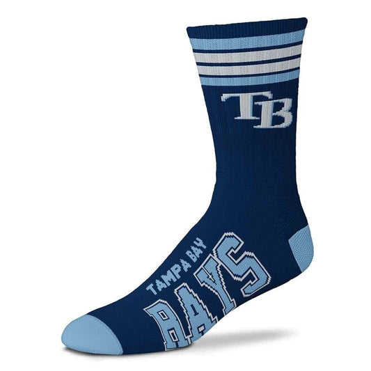 TAMPA BAY RAYS LOGO YOUTH SIZE CREW SOCKS AUTHENTIC MLB BASEBALL TEAM NEW