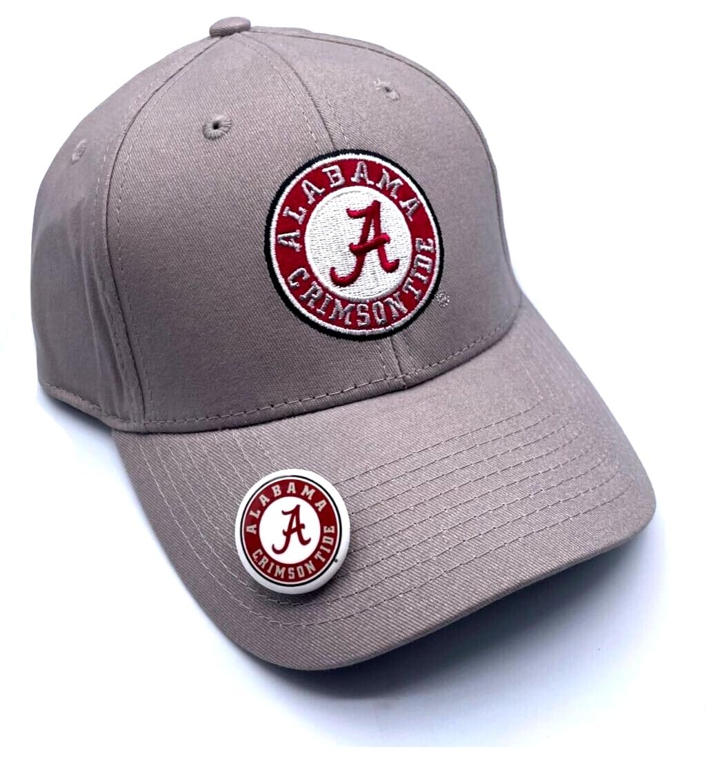 Alabama University MVP Classic Edition Hat Adjustable Team Logo Embroidered Cap (Crimson)