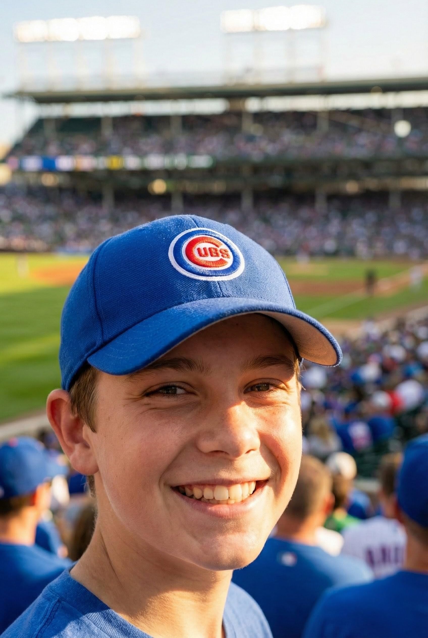 Chicago Cubs Hat Youth / Kids Blue Replica MVP Hat Classic Adjustable Team Logo Embroidered MLB Baseball Cap New