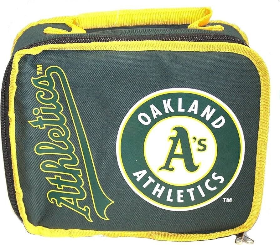 OAKLAND ATHLETICS LUNCH BAG NORTHWEST SPORTS MLB BASEBALL TEAM LOGO NEW