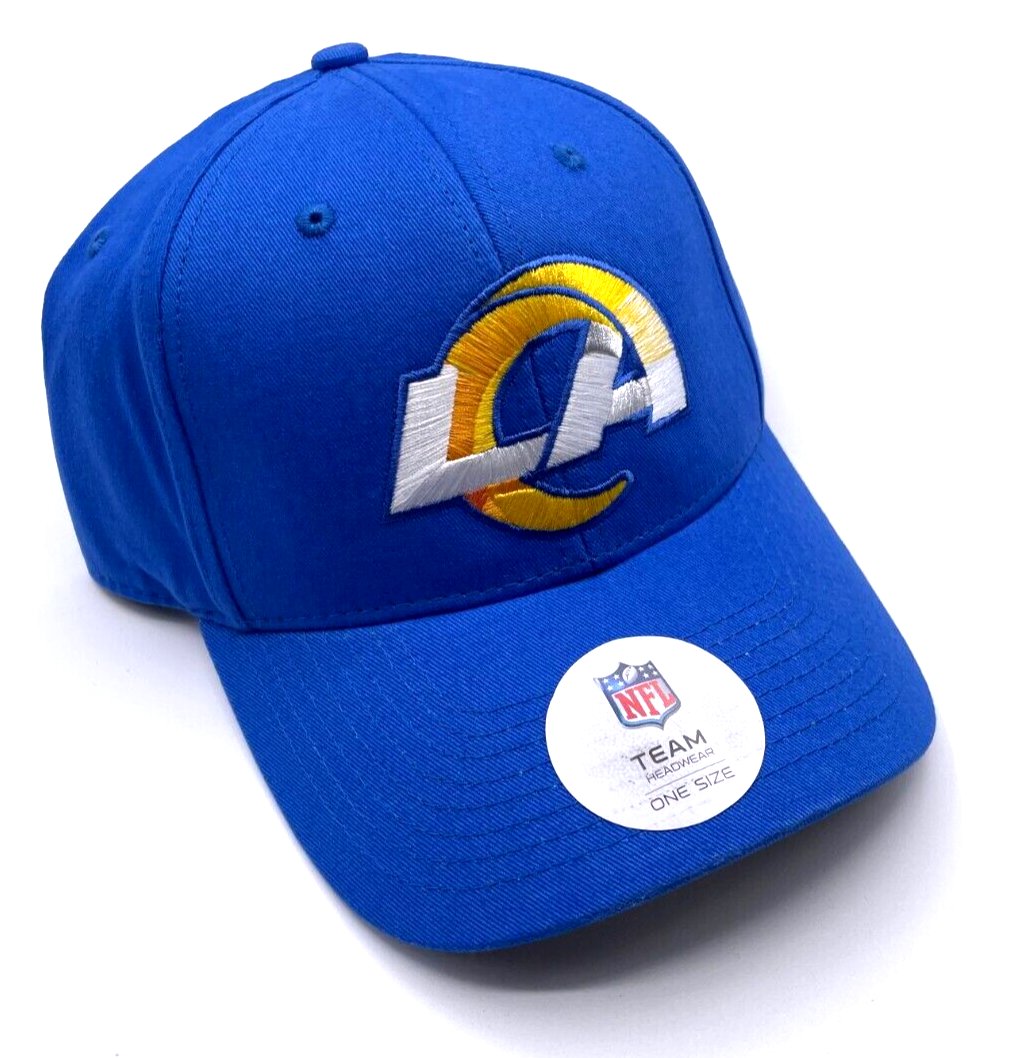 Los Angeles Rams Hat Blue LA Adjustable MVP Authentic NFL Football Team New Cap