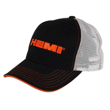 Dodge Hemi Black and White Mesh Hat