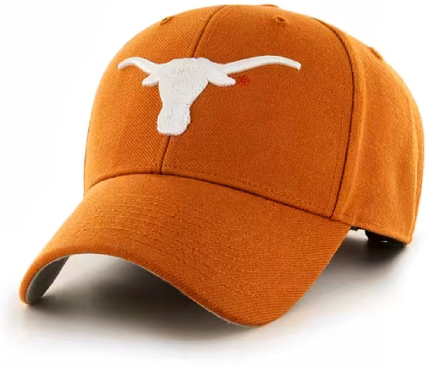 Officially Licensed Texas University Classic Team Logo Hat MVP Adjustable Structured Embroidered Cap