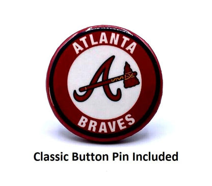 Atlanta Braves Hat Youth / Kids Classic Edition MLB Baseball Team Logo Adjustable Cap (Red/Navy) New