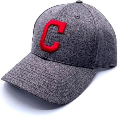 Cleveland Guardians Hat Structured, Adjustable, Solid Gray with Raised Logo, OSFM MLB Baseball Team Cap New