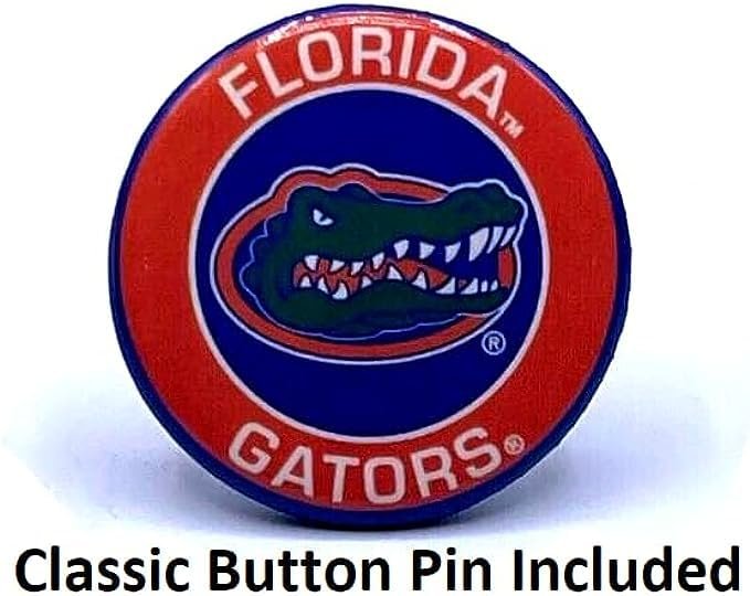 University Florida Hat Classic MVP Gators Team Logo Adjustable Embroidered Cap w/Pin