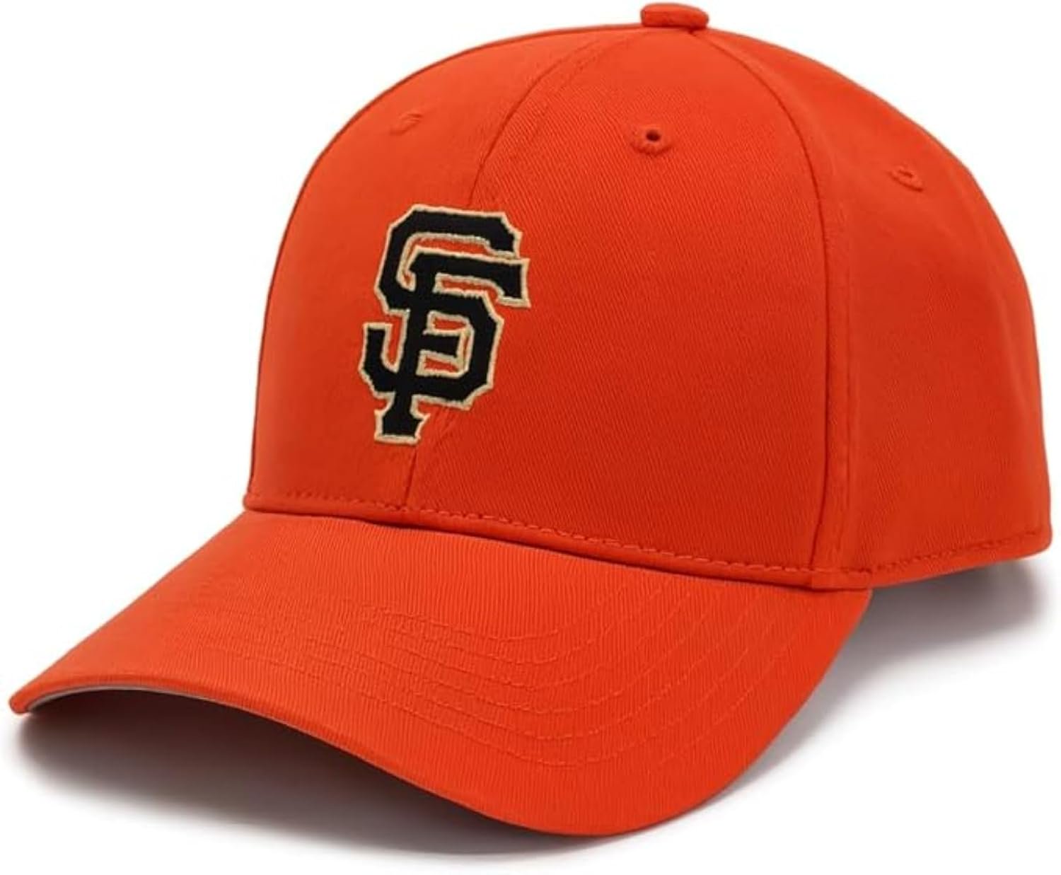 Officially Licensed San Francisco Giants Orange MVP Hat Classic Embroidered SF Logo Adjustable Structured Sports Cap