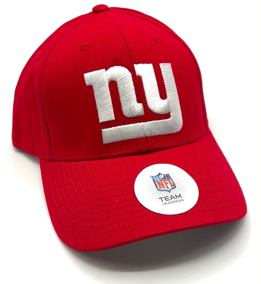 NEW YORK GIANTS HAT RED ADJUSTABLE MVP AUTHENTIC NFL FOOTBALL TEAM CAP NEW