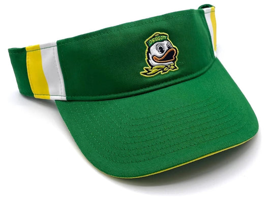 Officially Licensed Oregon University Visor Hat Adjustable Classic Team Logo Embroidered Cap