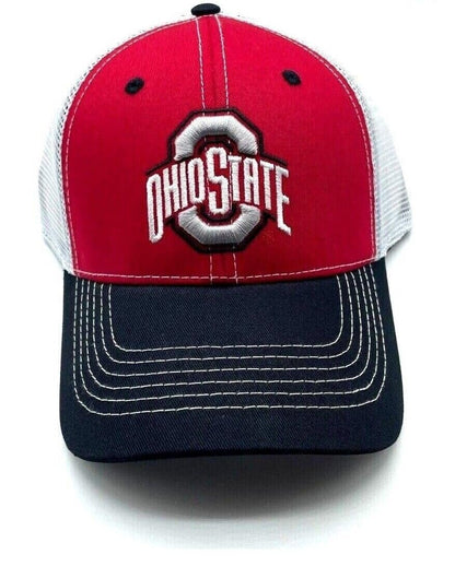 Officially Licensed Ohio State Classic Edition Mesh Trucker Hat Adjustable Team Logo Cap (Multicolor)