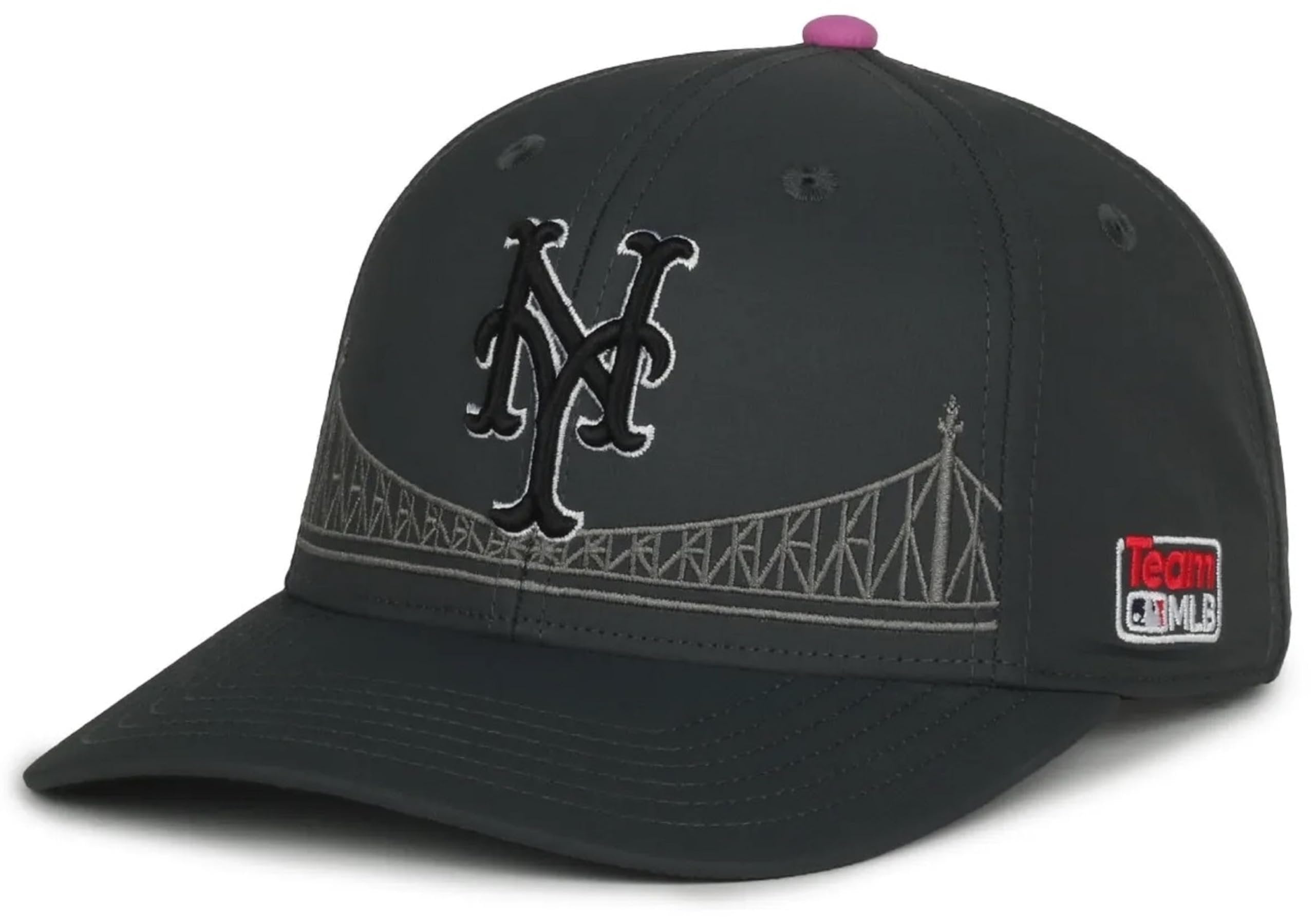 Officially Licensed NY Mets Youth Gray MVP Hat City Connect Edition Adjustable Sports Cap for Boys and Girls