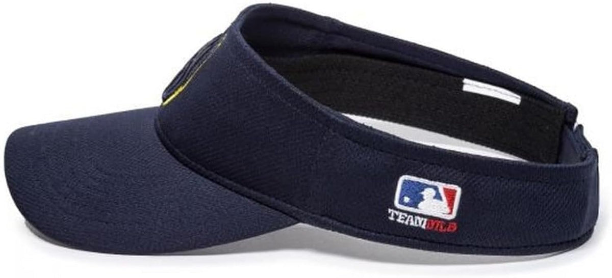Milwaukee Brewers Navy Blue Visor with Embroidered Logo, Unisex Cap