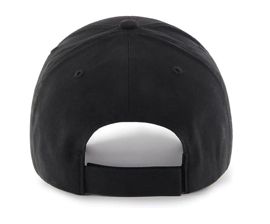 Officially Licensed Detroit Baseball Black MVP Hat Classic Primary Team Logo Adjustable Embroidered Structured Cap Multicolor