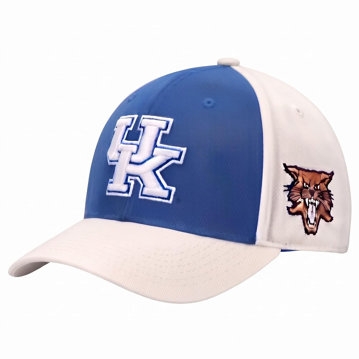 Kentucky University Wildcats Multicolor Structured Hat White UK Logo Unisex