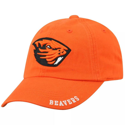 Oregon State Classic Edition Hat Adjustable Embroidered Relaxed Fit Team Logo Cap (Orange)