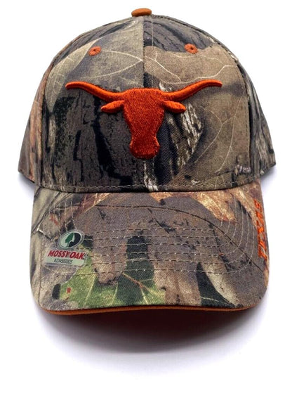 Officially Licensed Texas University Camouflage Hat Classic Adjustable Team Logo Embroidered Cap (Camouflage)