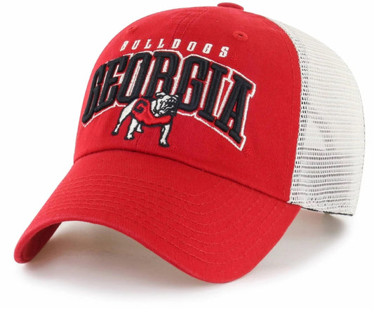 Officially Licensed University Georgia Hat Adjustable Bulldogs Relaxed Fit Mesh Trucker Cap (Multicolor)