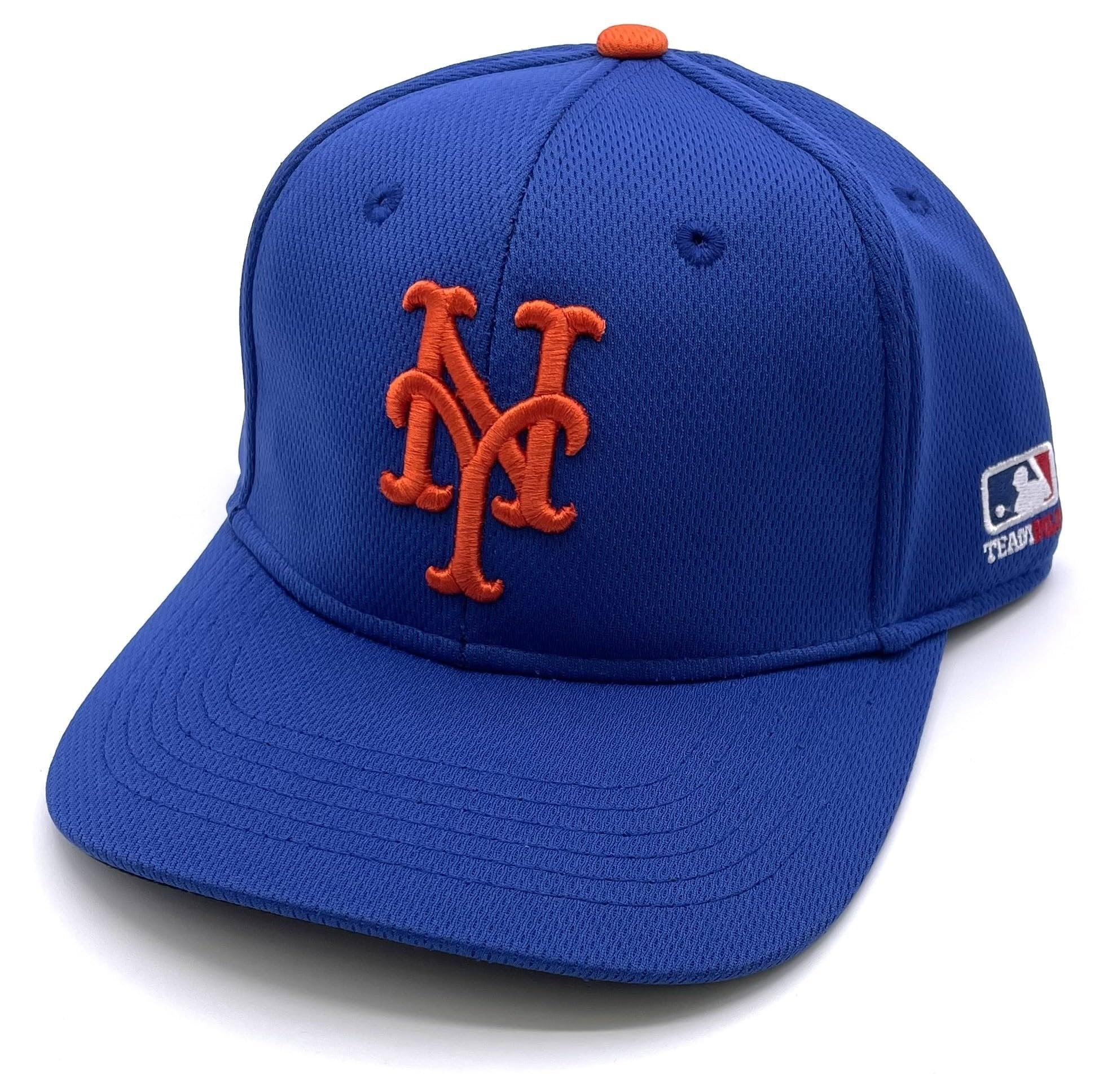 Officially Licensed New York Mets Youth Blue MVP Hat Adjustable Embroidered Sports Cap for Boys and Girls