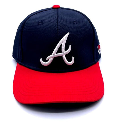 Atlanta Braves Hat Youth / Kids Classic Edition MLB Baseball Team Logo Adjustable Cap (Red/Navy) New