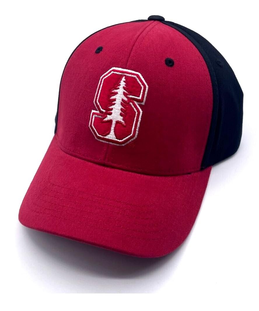 Officially Licensed Stanford Hat Classic Two-Tone Adjustable Embroidered Logo Cap Multicolor