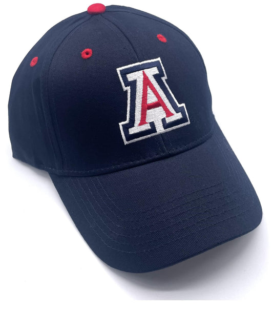 Officially Licensed Arizona Navy Blue MVP Hat Classic Team Logo Adjustable University Embroidered Cap