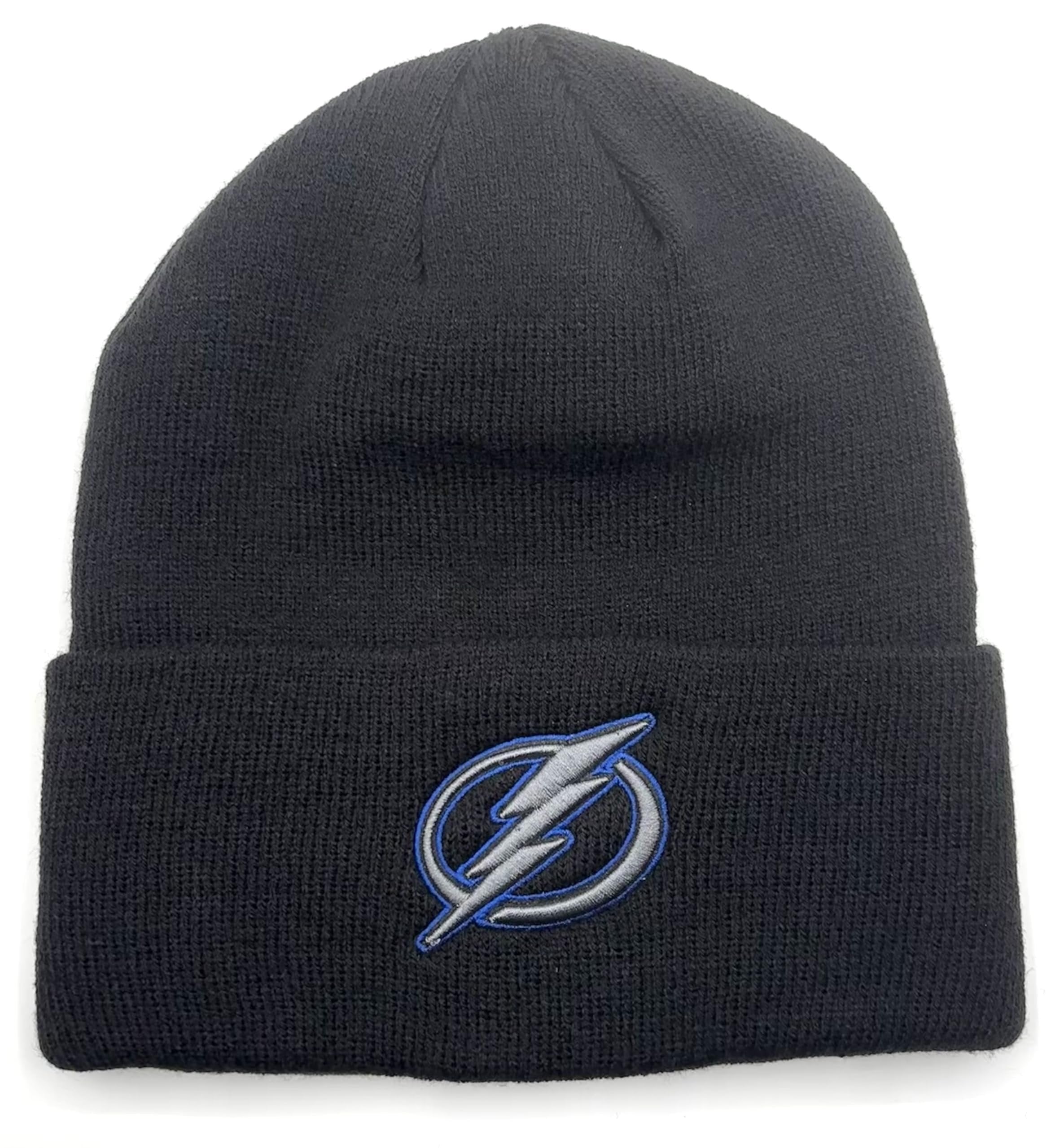 Officially Licensed Tampa Bay Hockey Beanie Knit Cuffed Hat Classic Edition Embroidered Team Logo Winter Cap