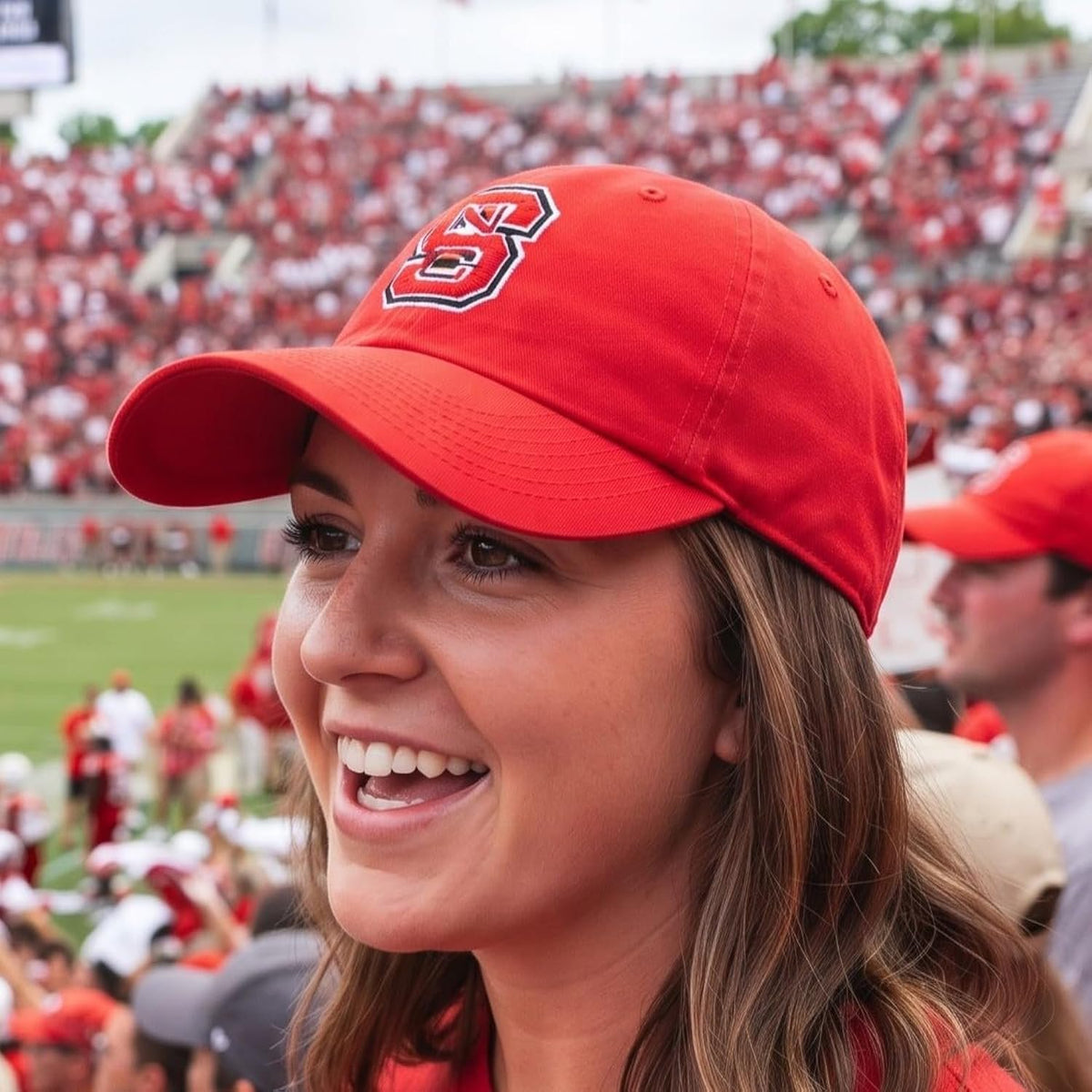 North Carolina State Wolfpack Red MVP Structured NC State Unisex Cap