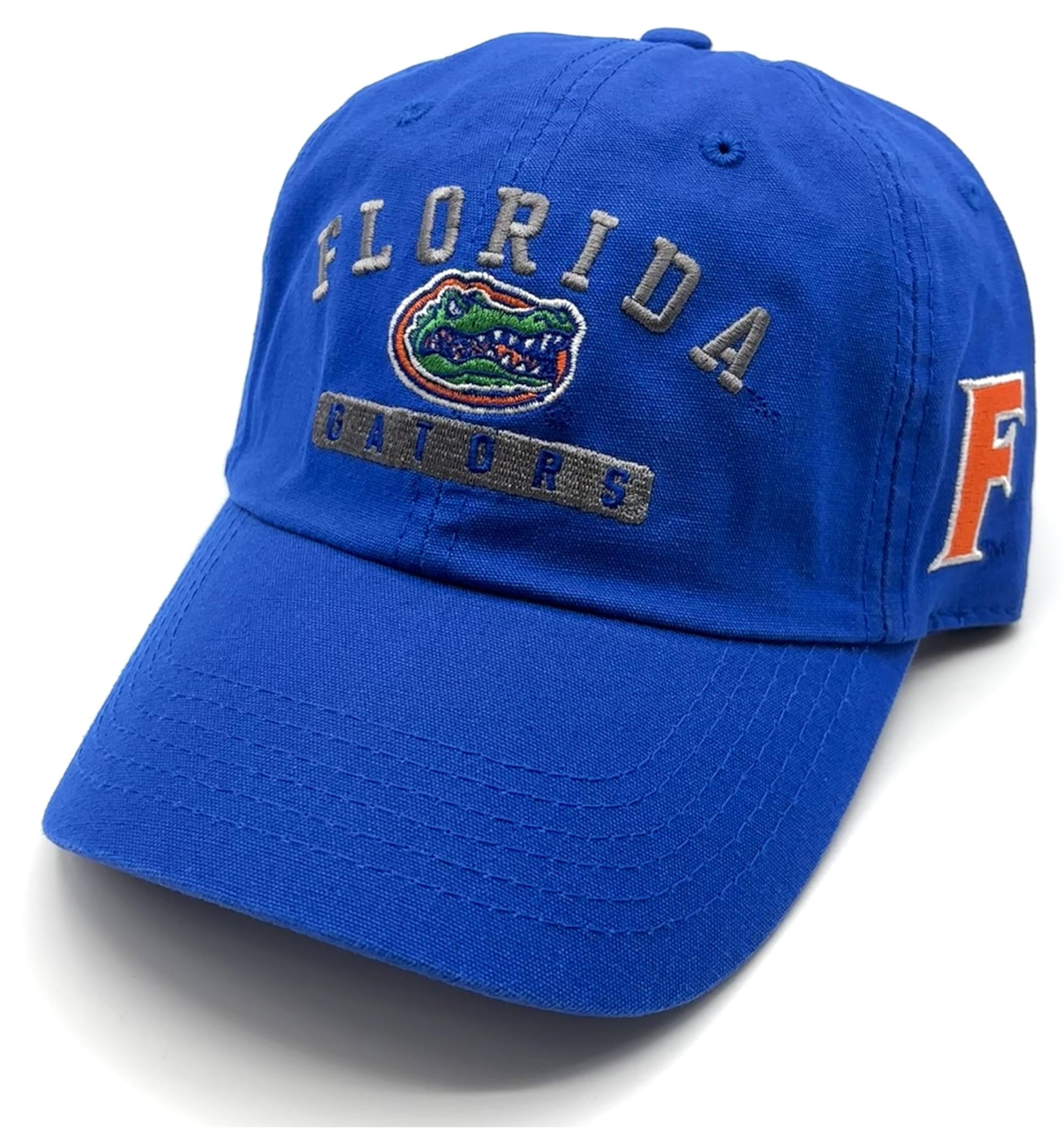 Officially Licensed University Florida Blue Clean Up Hat Classic Adjustable Gators Team Logo Relaxed Fit Embroidered Cap