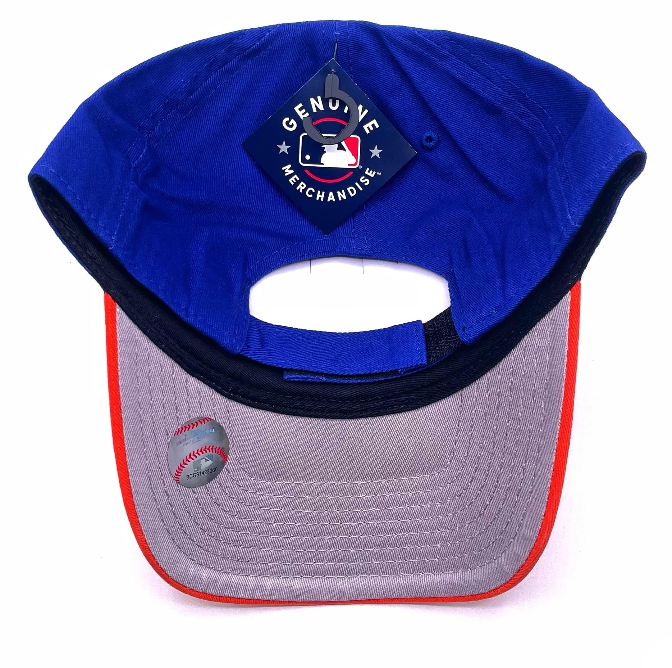 Officially Licensed NY Mets Two-Tone MVP Hat Adjustable Embroidered Logo Sports Baseball Cap