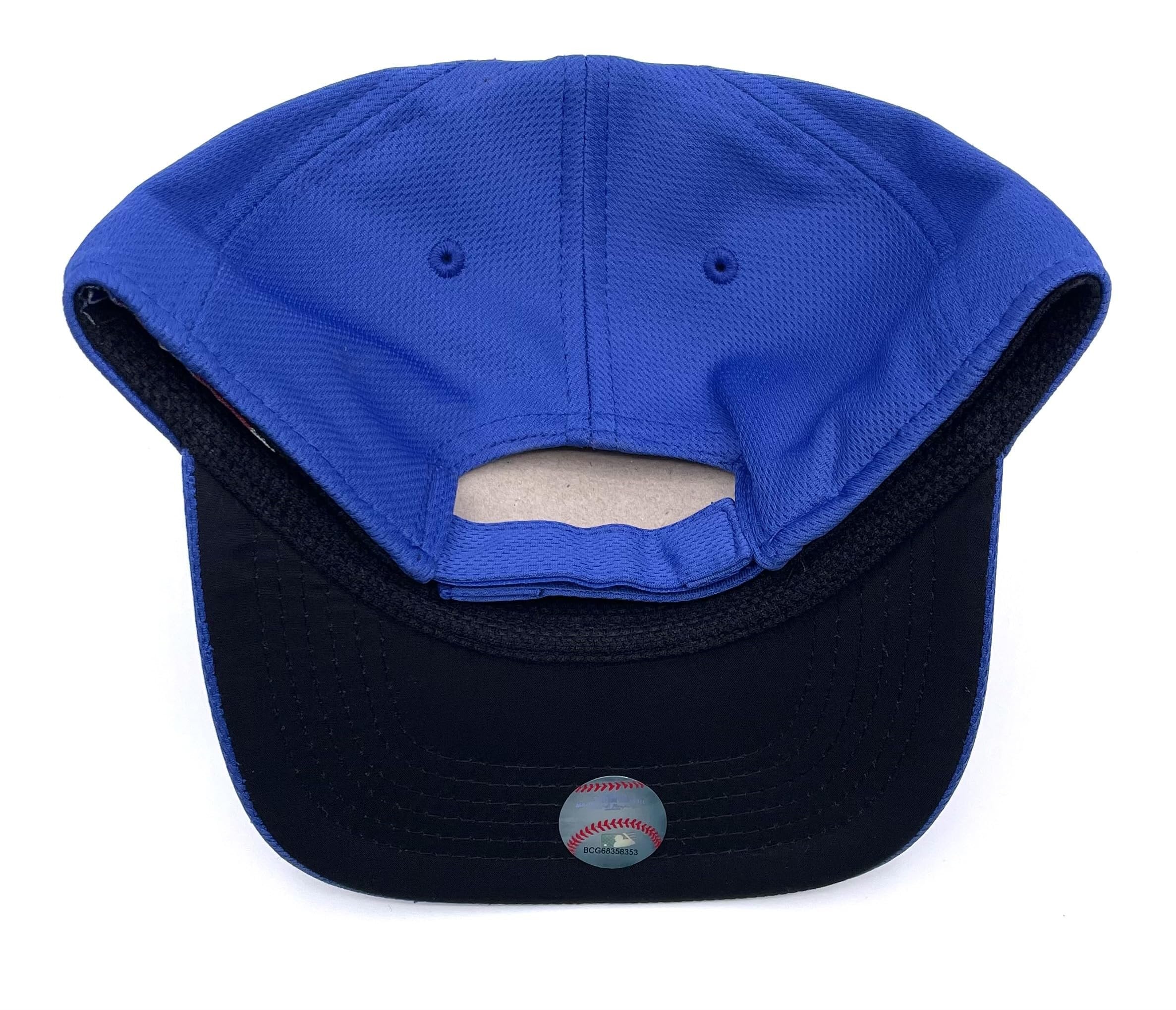 Officially Licensed New York Mets Youth Blue MVP Hat Adjustable Embroidered Sports Cap for Boys and Girls