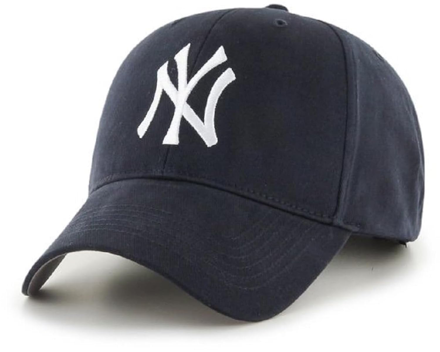 Officially Licensed New York Yankees Youth Boys Girls Navy Hat Classic MVP Adjustable NY Embroidered Logo Sports Cap