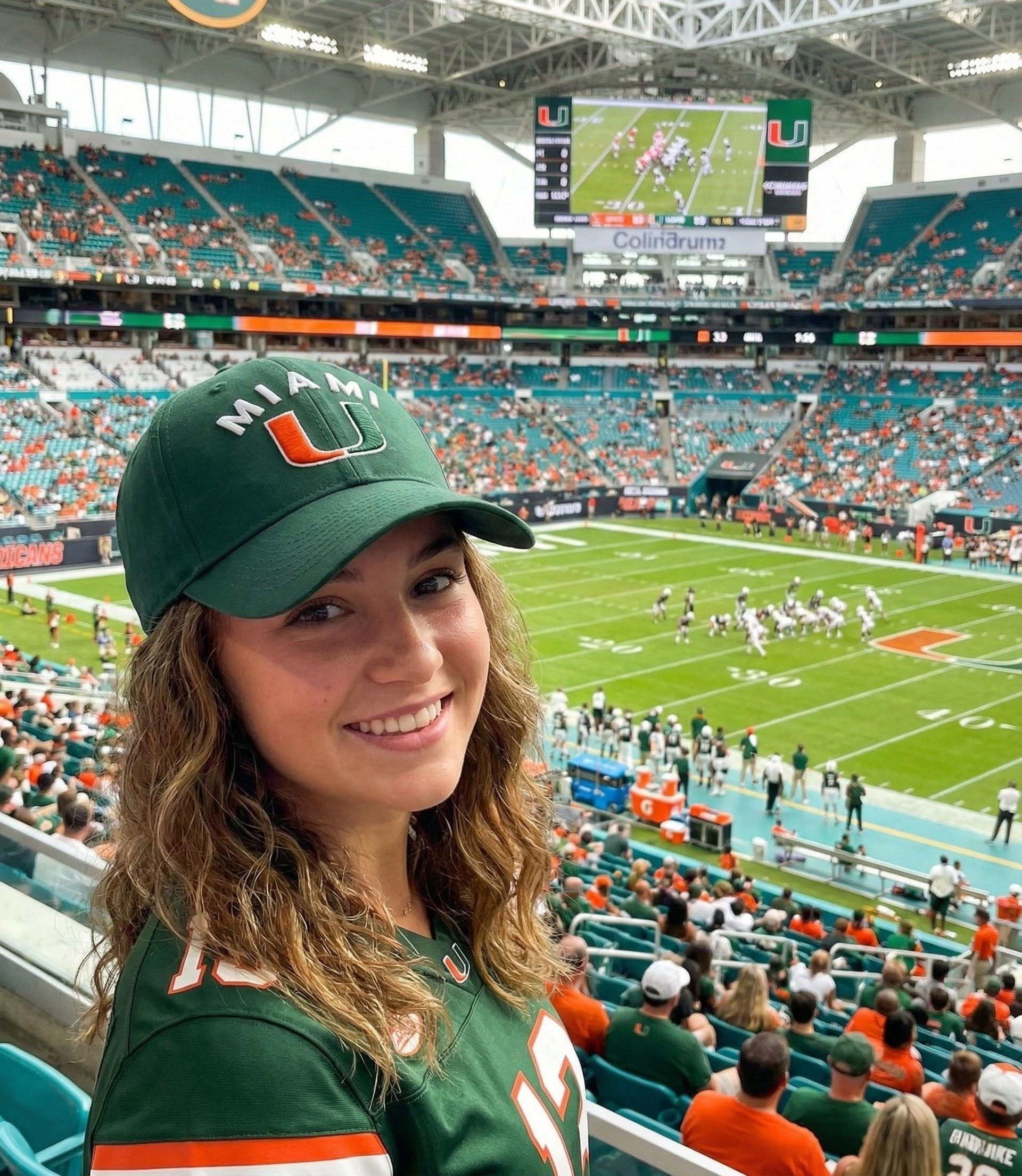 Officially Licensed University Miami Hurricanes Hat Classic Relaxed Fit Team Logo Adjustable Embroidered Cap